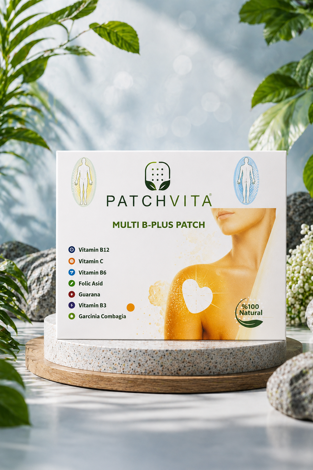 B-Multi Plus Patch – Patchvita transdermal B vitamini ve mineral desteği bandı