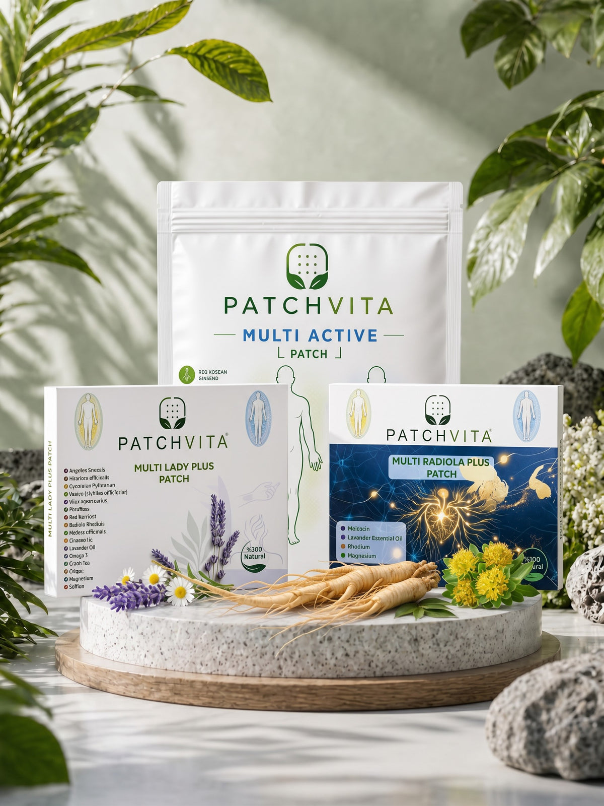 Patchvita Kadınlara Özel Destek Seti – Multi Active, Lady Plus ve Radiola Plus